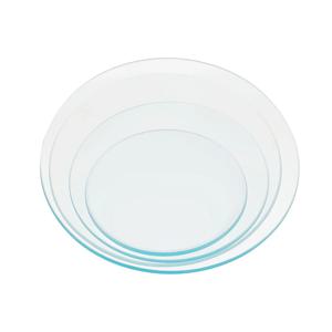 4Pcs 고온 방지 시계 유리 두꺼운 실험실 유리 표면 접시 비커 커버 화학 장비 페트리 접시