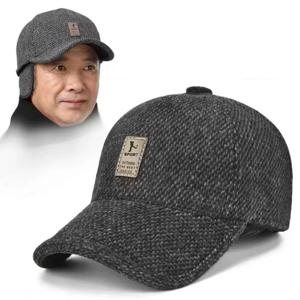 면 모자 남자 모자 가을, 겨울 중년 아빠 천 모자 단일 노인 앞 유리 야구 모자 태양 모자