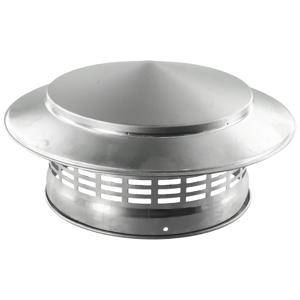 75/200mm Stainles 강철 굴뚝 캡 외벽 공기 배출구 환기 덕트 용 지붕 파이프 배기 후드 굴뚝 배기 후드