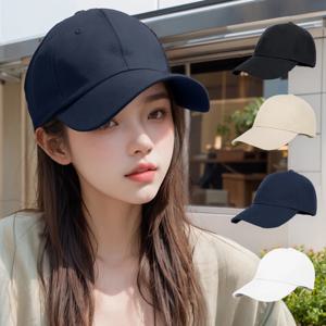 1+1 빅사이즈 대두 볼캡 야구 모자 남성 여성 자외선 차단 무지 캡모자 세트