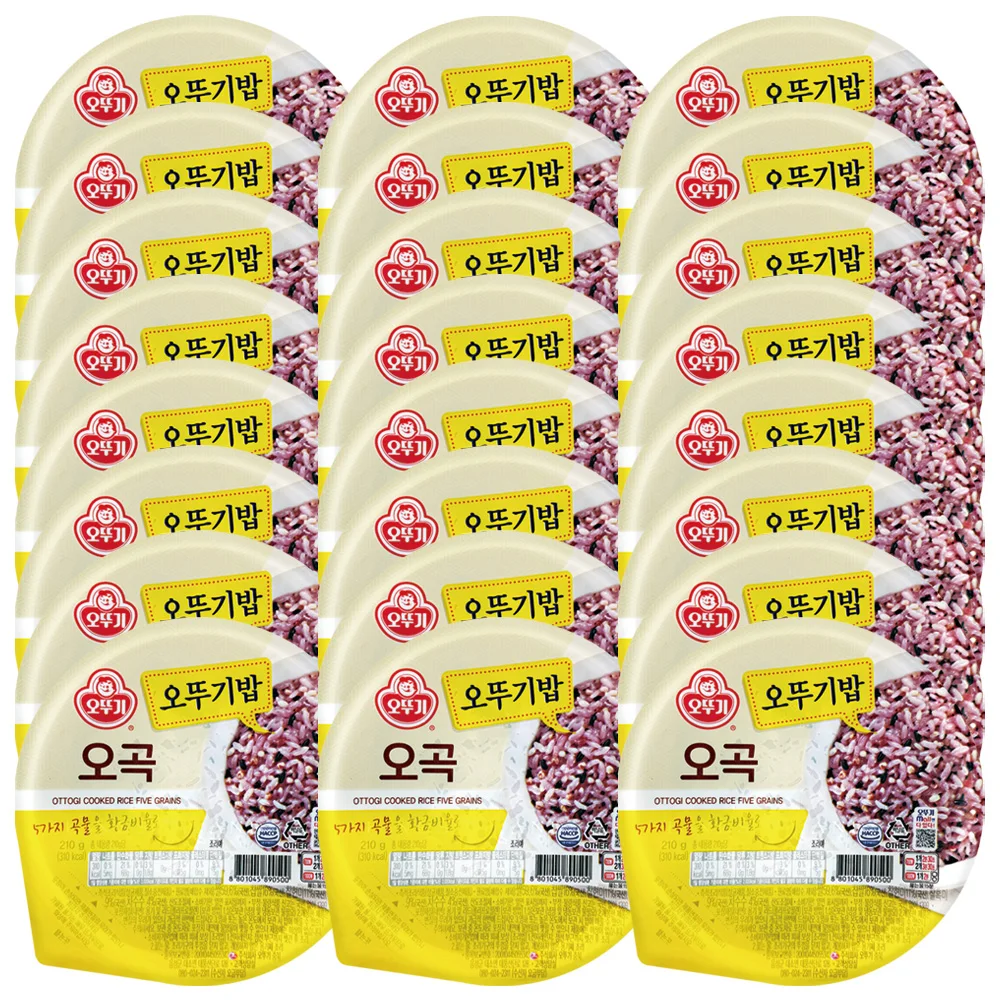 맛있는 오뚜기밥 오곡 210g 24개 즉석밥