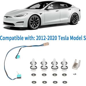 1016009 -00-C Tesla Model S 도어 핸들 업그레이드 수리 키트 마이크로 스위치 하네스 핸들 패들 1042845 -00-B 도어 패널 클립 포함