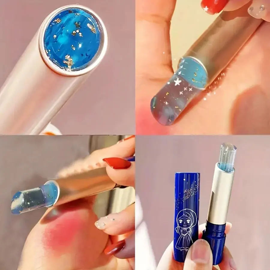 스타 브릴리언트 온도 변화 모이스춰 라이징 립스틱 크리스탈 젤리 방수 립스틱 내구성 영양 립스틱 24K Tempera