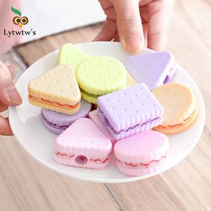 Lytwtw의 문구 학교 사무용품 연필용 귀여운 쿠키 깎이 크리에이티브 아이템 개학 사랑스럽다