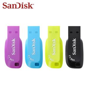 SanDisk USB 3.2 플래시 드라이브 128GB 64GB 32GB 최대 100Mb/s 펜 드라이브 컴퓨터 U 디스크 pendrive 용 기존 저장 메모리 스틱