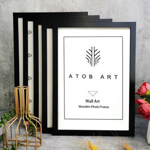 그림 벽에 대 한 5Pcs 나무 사진 프레임 10X15 15X20 20X25 A4 그림 프레임 스탠드 사진 인증서 기념 선물