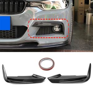 BMW F30 F31 M 스포츠 2012-2019 앞 범퍼 립 스플리터 카나드 스포일러 1 쌍 자동차 안개 램프 눈썹 프레임 커버 그릴