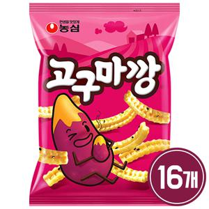 농심 고구마깡 83g 16개