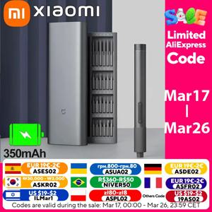 Xiaomi Mijia 전기 정밀 드라이버 마그네틱 키트 24 PCS 나사 헤드 전동 공구 세트 스마트 홈 PC 전화 수리