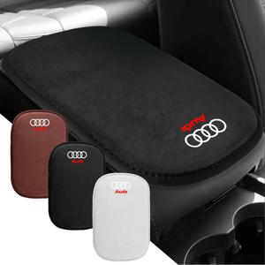 자동차 장식 센터 콘솔 팔걸이 박스 매트 Audi A4 B7 A7 Sline S3 S4 A8 A3 A1 A5 Q2 Q7 Q5 Q3 TT Q2L Quattro 용 미끄럼 방지 패드