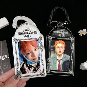 Kpop 포토 카드 홀더 슬리브 G-Dragon 키 체인 Ubermensch POWER DRAMA 앨범 Kwonjiyoung Keyring Funs Gift Merch