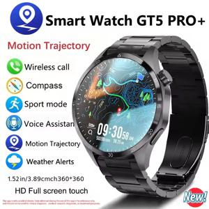 화웨이 GT5 프로 GPS NFC 스마트 워치 남자 360*360 AMOLED 스크린 심박수 블루투스 통화 IP67 방수 남자 Smartwatch 2025