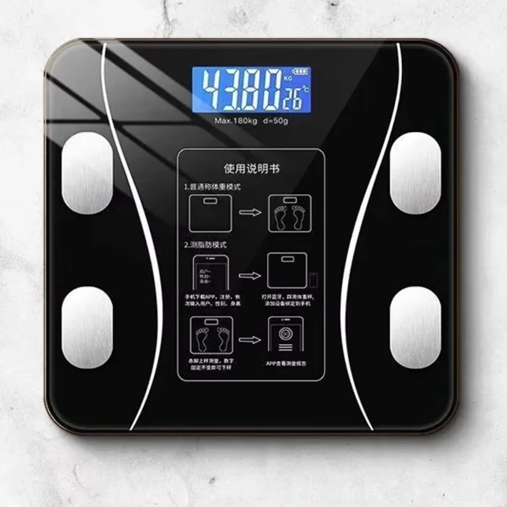 신체관리 및 체지방 감량을 위한 특수 전자체중계, 스마트 모드, 블루투스 체지방 측정기, 가정용 체중계, 초정밀