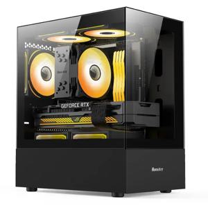 G30 데스크탑 컴퓨터 I3 12100F 16GB SSD RX550 4GB DDR5 쿼드 코어 win11 PC 데스크탑 컴퓨터 호스트 사무실 및 가정용 게임