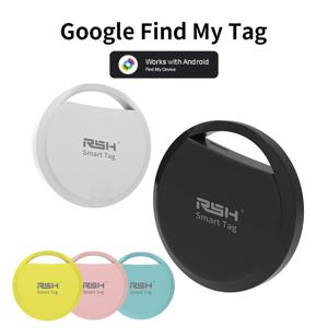 안드로이드 폰용 RSH 브랜드 정품 블루투스 GPS 트래커는 Google과 함께 작동합니다. Xiaomi Samsung Pixel용 앱 찾기 애완동물 키 파인더