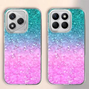 아트 그라데이션 양철 패턴 소프트 커버 폰 케이스 (아너 X8b X9b X7b 200 Pro X9c X8c 400 Lite X9a X8a 용)