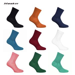 Liteskin Toccata 에어로 사이클링 양말 남성 여성 전문 도로 자전거 MTB 레이스 농구 러닝 축구 피트니스 스포츠 양말