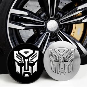 4/8pcs 56mm 60mm 자동차 휠 센터 허브 캡 스티커 자동차 스타일링 변압기 배지 엠블럼 림 커버 자동 장식 액세서리