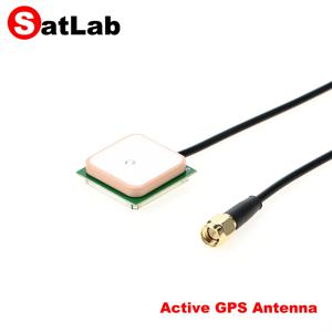 30dB 활성 1575.42MHz GPS GNSS 안테나 SMA 수 SMA-J, GPS GLONASS Galileo BeiDou