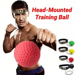 MMA 복싱 스피드 볼 헤드 마운트 Pu 펀치 산타 훈련, 손 눈 반응 홈 샌드백, 피트니스 장비, 체육관 무에타이, 1 개