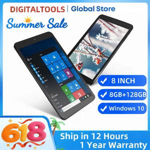 빅 세일즈 8GB 램 128GB 저장용량 8인치 윈도우 10 태블릿 PC HD-MI 포트 WIFI 블루투스 x5-Z8300 쿼드 코어 1280x800IPS 듀얼 카메라