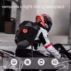 눈 오토바이 헬멧과 LED 나이트 사이클링 배낭 Mochilas para motocicletas 방수 노트북 가방 Saco Moto Schoolbag