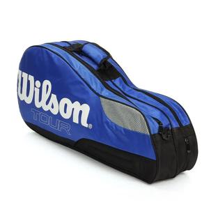 WILSON 남녀공용 오리지널 테니스 라켓 가방, 대용량 휴대용 코트 가방, 배드민턴 골프 가방, 스포츠 장비 숄더백