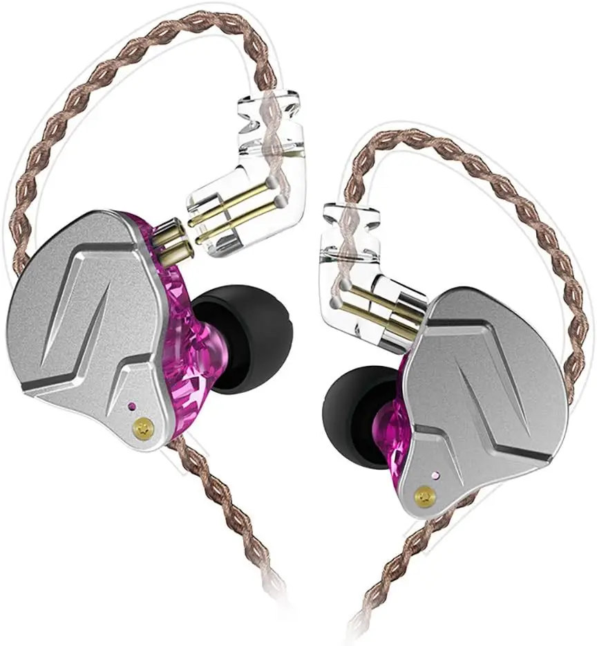 KZ ZSN Pro IEM 이어폰 다이나믹 하이브리드 드라이버 밸런스드 아마츄어 유선 이어버드 분리형 케이블 게임용 스테레오 HiFi 베이스 헤드셋