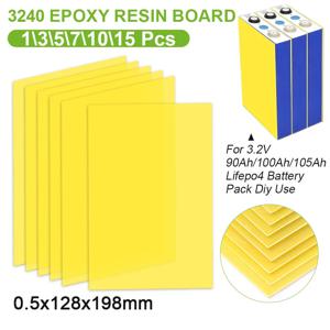 1/5/7pcs 3240 에폭시 플레이트 절연 수지 보드 0. 3.2V 90Ah 100Ah 105Ah Lifepo4 배터리 팩 Diy 사용을 위한 5*128x198mm