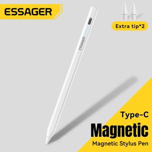 Essager 자기 스타일러스 펜 iPad Apple Pencil USB Tpye C 충전 2022 2021 2020 2019 2018 2015 iPad 연필 액세서리