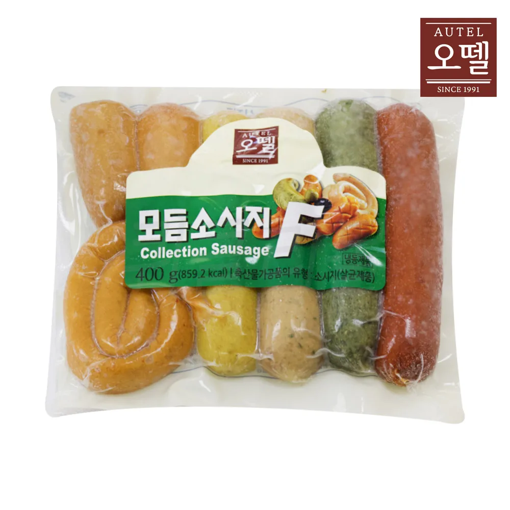[퀴클리몰] 오뗄 모듬 소시지 F 400g 냉동/ 수제 소시지 모듬