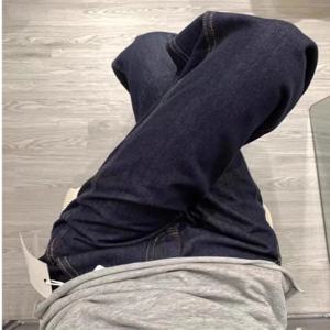 하이웨이스트 스트레이트 레그 플리스 안감 스키니 진 여성용 가을 겨울 플러스 사이즈 슬림핏 와이드 레그 팬츠 캐주얼 스타일