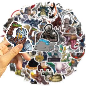 50PCS Dark Souls 스크랩북 스티커 DIY 일기 노트북 수하물 스케이트 보드 낙서 데칼 재미 세련된 클래식 장난감