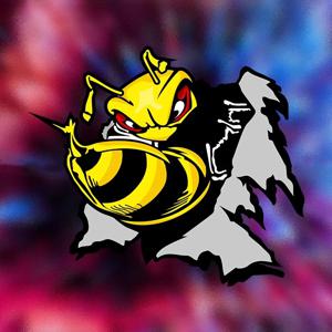 1PC Angry Bumblebee 오토바이 스티커 오토바이 연료 탱크 헬멧 페어링 전기 스쿠터 비닐 데칼에 대 한 방수
