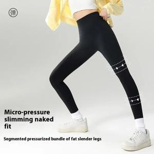 여성용 두꺼운 알파카 벨벳 블랙 샤크 레깅스, 하이 웨이스트 슬림, 심리스 플리스, 따뜻한 레깅스, 가을, 겨울