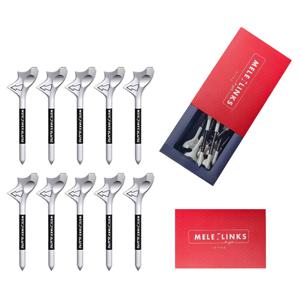 골프 플라스틱 티셔츠 10 °   대각선 삽입 마름모꼴 골프 공 홀더는 골프 선물 상자 골프 액세서리로 속도 골프 공 티를 증가시킵니다