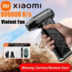 Xiaomi 강력한 먼지 송풍기 800000RPM 브러시리스 모터 야외 공기 살포기 송풍기 Type-C 충전식 송풍기 청소 터보 팬