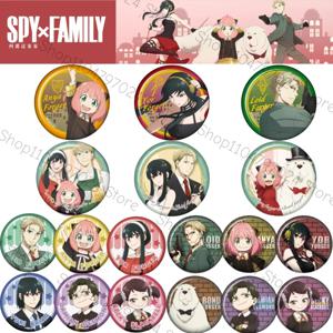 58mm 에이키 스파이 패밀리 배지 랜덤박스 안니아 요르 로이드 포저 양철 배지 ACG 애니메이션 코스프레 배지 귀여운 팬 컬렉션 선물