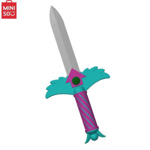 MINISO 한국 게임 시즌 3 소품 키 체인 펜던트 및 칼 가족 오징어 파티 선물 기묘한 게임 깜짝 소품 기념품
