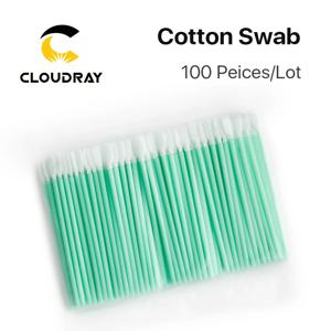 Cloudray 100 개/몫 크기 70mm 100mm 160mm 121mm 부직포 면봉 깨끗한 초점 렌즈 및 보호 Windows 용 방진