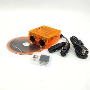Suite2 USB DMX 컨트롤러 DMX 인터페이스 USB SUITE2 FC DMX512 디스코 조명 안개 기계 램프 파 Led Rgbw Dmx 무대 조명