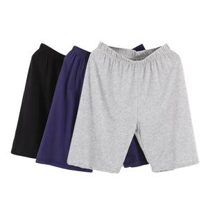 홈 파자마 반바지 남성 잠옷 섹시한 탄성 수면 바닥 코튼 편안한 통기성 복서 캐주얼 남성 솔리드 속옷