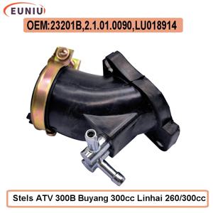 원래 유럽 버전 Linhai 260cc 300cc LH260 LH300 23201B 2.1.01.0090 LU 용 Jiont 기화기 흡기 매니 폴드 018914   ATV 쿼드