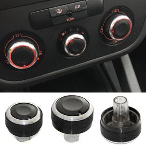 폭스 바겐 폭스 바겐 골프 5 MK5 Jetta Tiguan Touran Passta B6 B7 3C Skoda Octavia A5 에어컨 손잡이 용 3Pcs 자동차 AC 손잡이