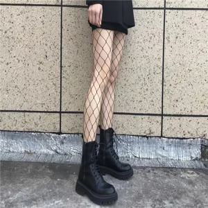 뜨거운 여성 긴 섹시 속이 빈 Fishnet 스타킹 팬티 스타킹 블랙 높은 허리 스타킹 스타킹 팬티 Fishnet 란제리 고품질