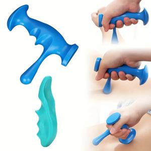 T 자형 마사지 엄지 손가락 압력 프레스 트리거 포인트 수동 깊은 물리 치료 마사지 도구 전신 근육 릴렉스 스틱