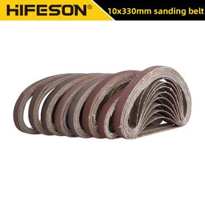 10x330mm 샌딩 벨트 연마 사포 10pcs/30pcs 60 80 120 180 240 320 400 600 벨트 샌더 용 그릿