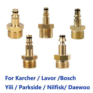 M22 14MM 피팅 호스 커넥터 고압 세척기 호스 어댑터 교체 부품 및 Karcher Lavor Bosch 용 액세서리