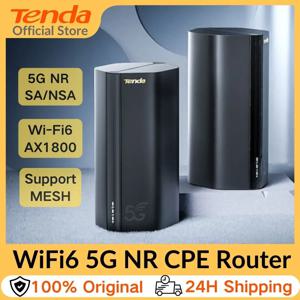 Tenda 5G 라우터 AX1800 무선 모뎀 와이파이 핫스팟 5G 4G 3G 멀티 모드 2.4Ghz 5Ghz 메쉬 라우터 모뎀 5G 와이파이 SIM 카드
