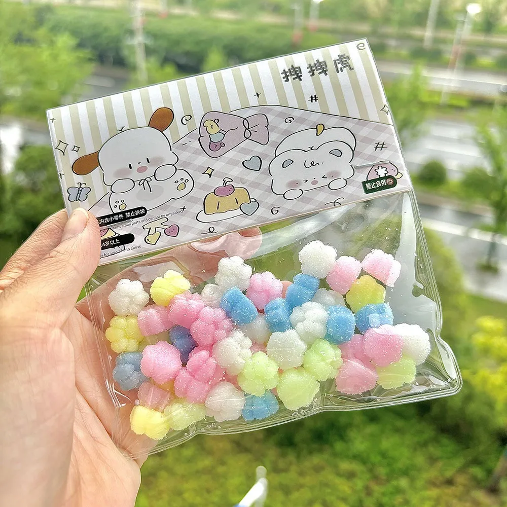 50pcs 미니 고양이 발 Taiyaki Squishy 장난감-스트레스 릴리프 Fidget 감각 장난감 어린이 성인, Anti-Anxiety Squeeze Squishies 선물